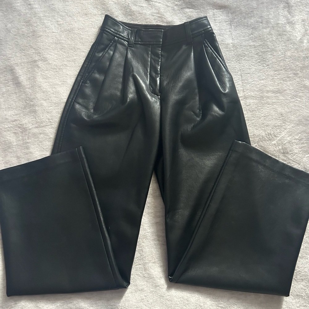 Babaton leather pants